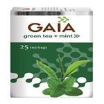 GAIA GREEN TEA PLUS MINT 25 TEA BAGS